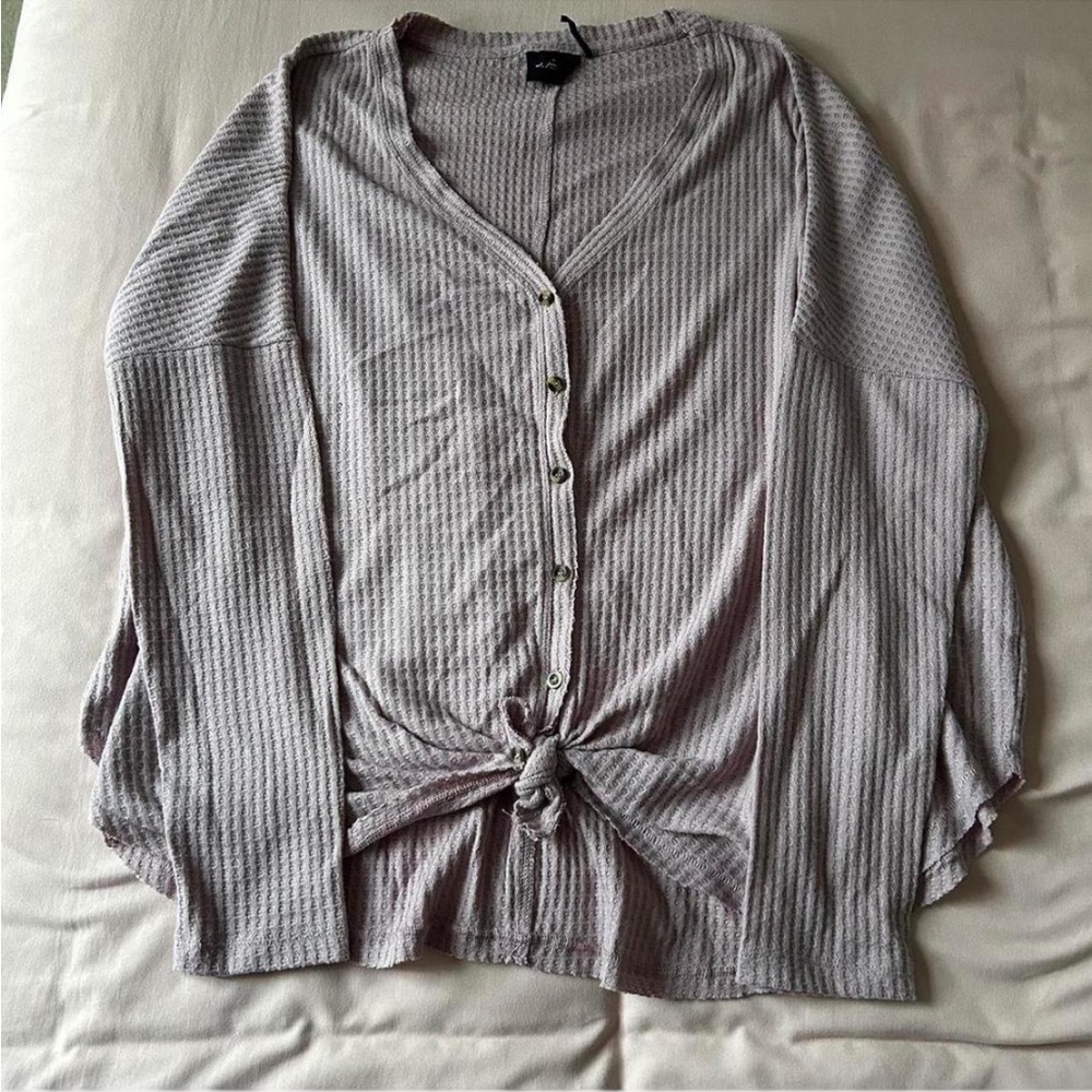 urban outfitters waffle knit long sleeve